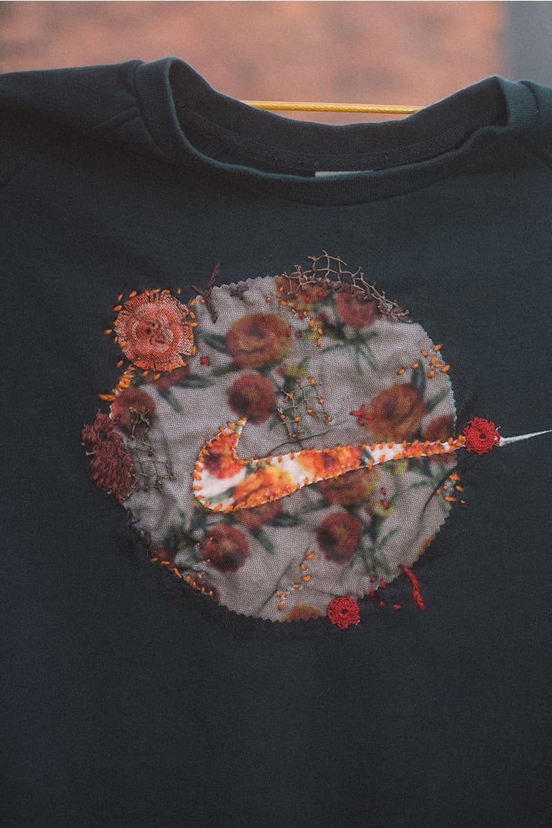 Reworked Nike Vintage Crewneck Sweatshirts Bentgablenits Logo Embroidery Capsule Collection Release