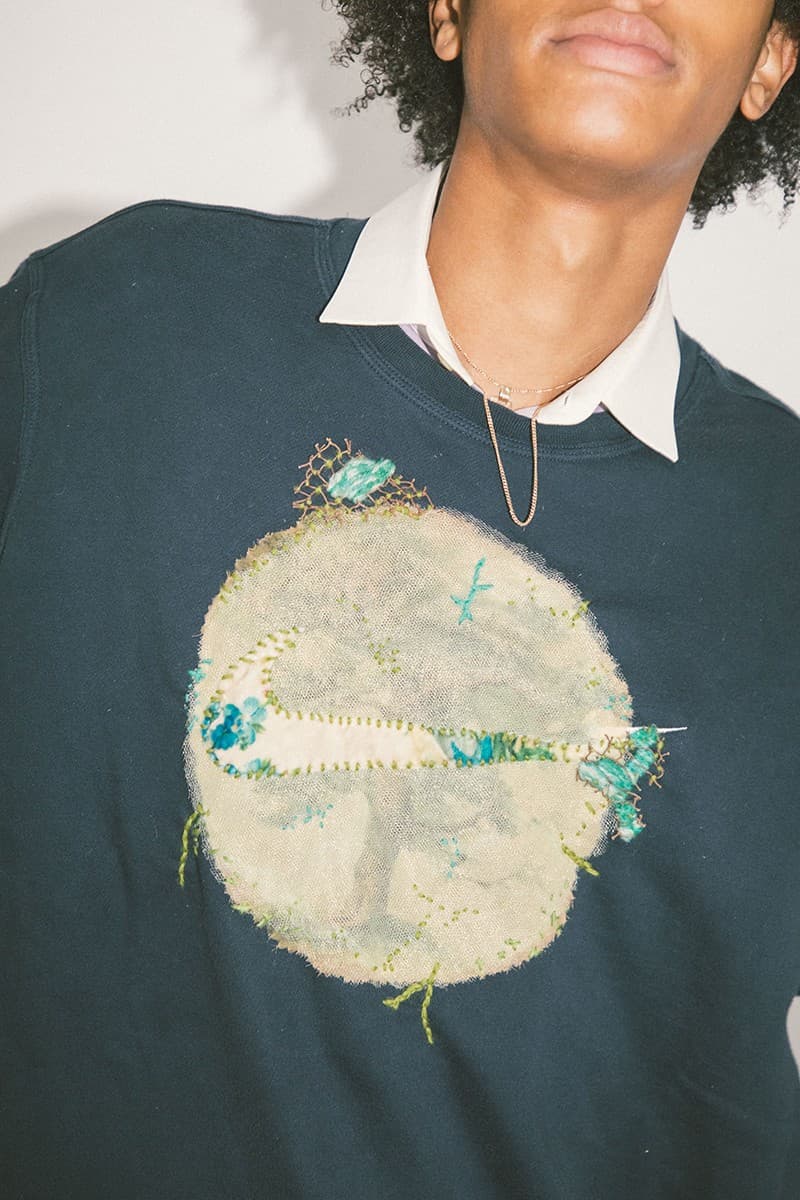Reworked Nike Vintage Crewneck Sweatshirts Bentgablenits Logo Embroidery Capsule Collection Release