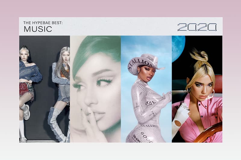 Best Music Albums Songs 2020 BLACKPINK K-pop Girl Group Jennie Rosé Ariana Grande Positions Megan Thee Stallion Good News Dua Lipa Future Nostalgia