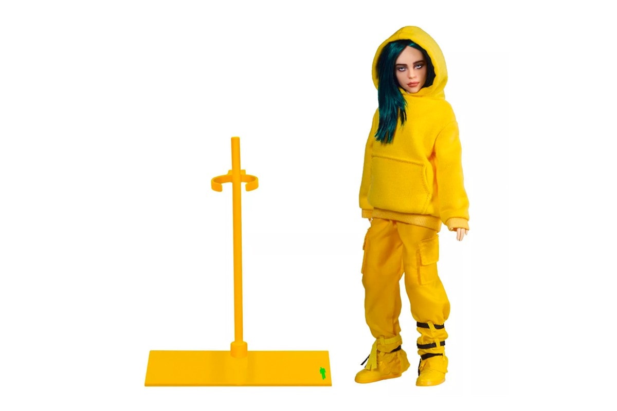 Billie Eilish Releases Two Action Figures Music Video Inspired All the good girls go to hell bad guy outfits where to buy documentary release collectibles