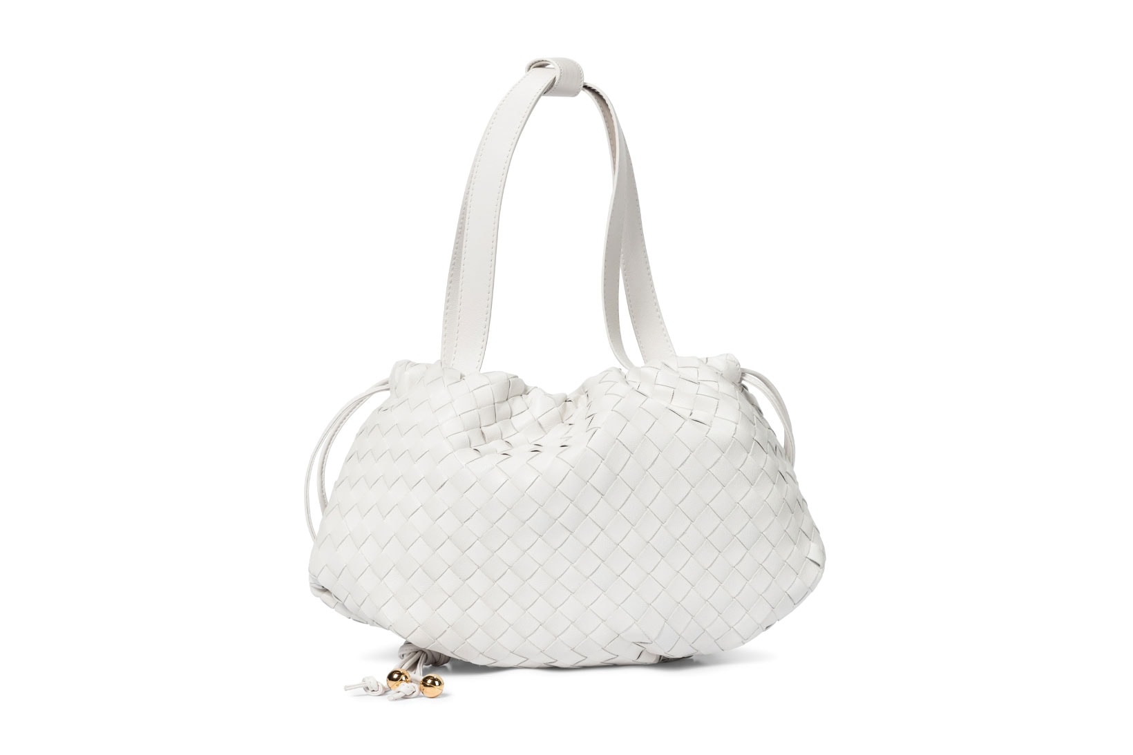 bottega veneta handbags daniel lee intrecciato bulb shoulder white