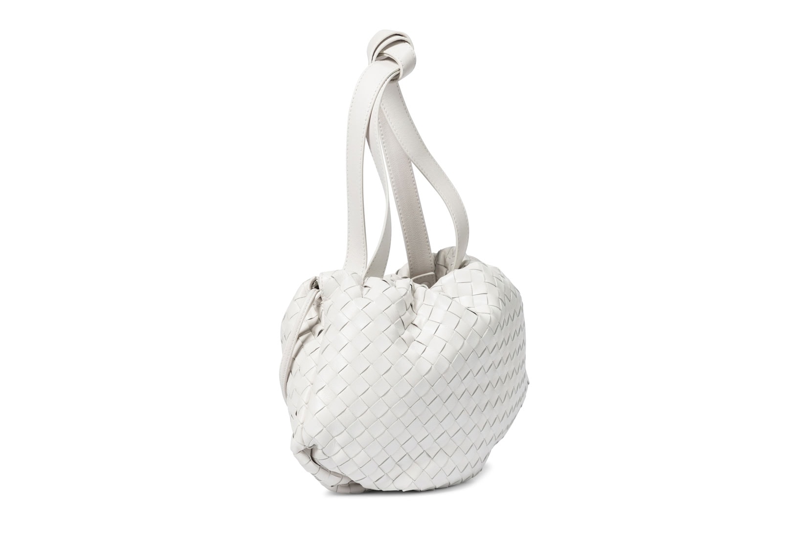 bottega veneta handbags daniel lee intrecciato bulb shoulder white