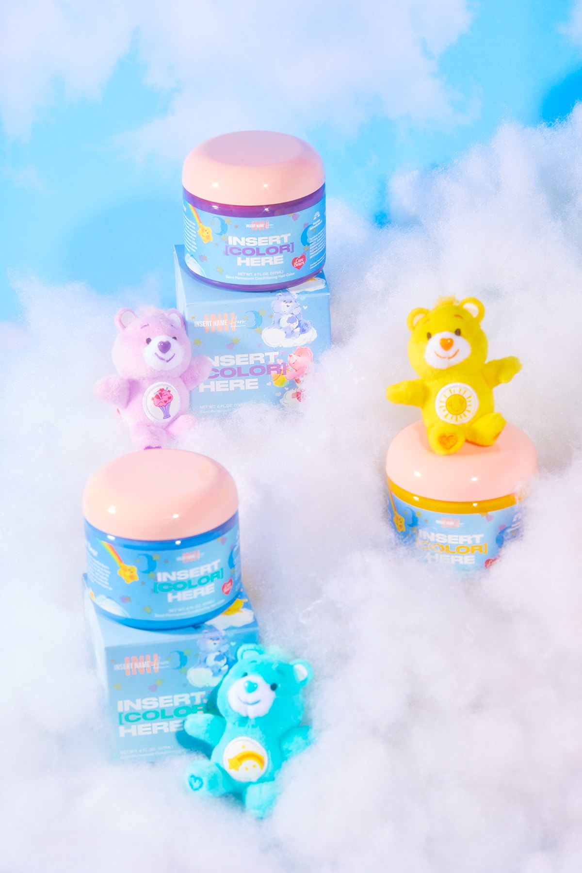 Care Bears x Insert Name Here INH Hair Dye Collaboration Color Collection