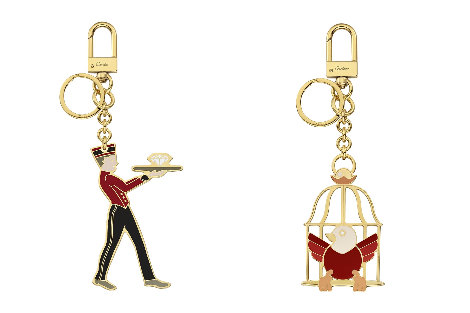 cartier luxury home objects decor collection holiday christmas keychain