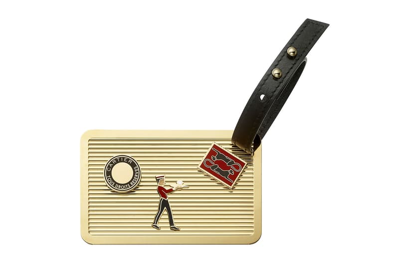 cartier luxury home objects decor collection holiday christmas diabolo luggage tag