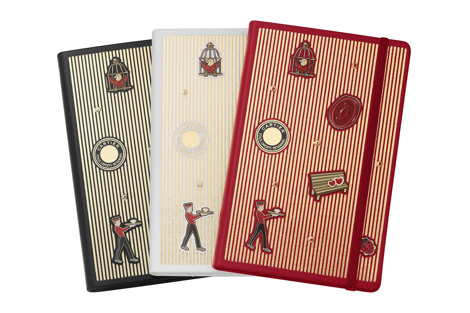 cartier luxury home objects decor collection holiday christmas diabolo planner diary notebook