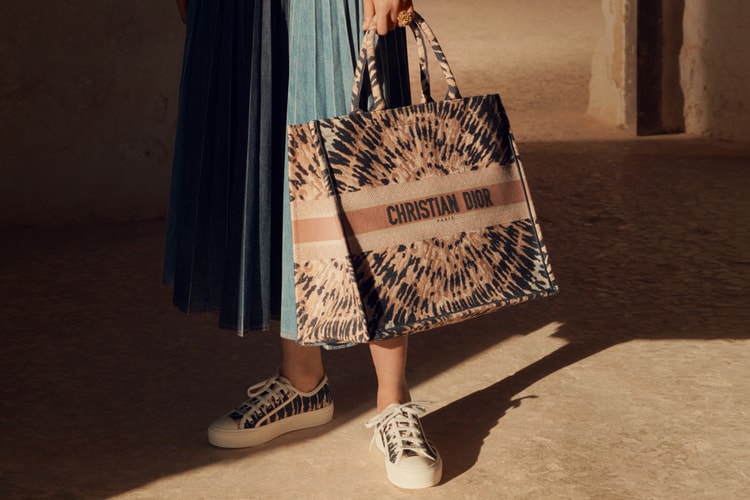 Dior Updates Signature Bags With a Tie-Dye Design