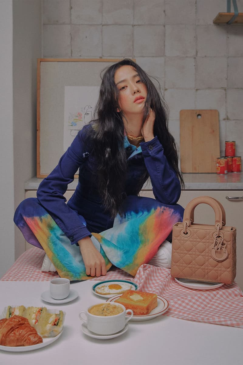 blackpink jisoo dior cruise 2021 collection lady d lite handbags connect sneakers editorial harpers bazaar korea