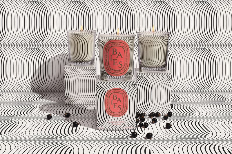 diptyque graphic collection scented candles 60th anniversary home fragrances baies figuier roses price release