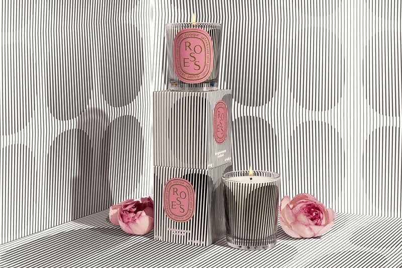 diptyque graphic collection scented candles 60th anniversary home fragrances baies figuier roses price release