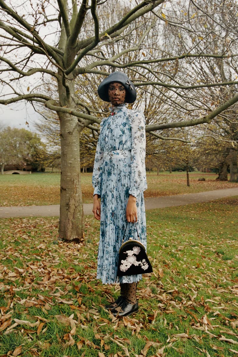 erdem moralioglu pre-fall 2021 collection lookbook nancy mitford pleated dress