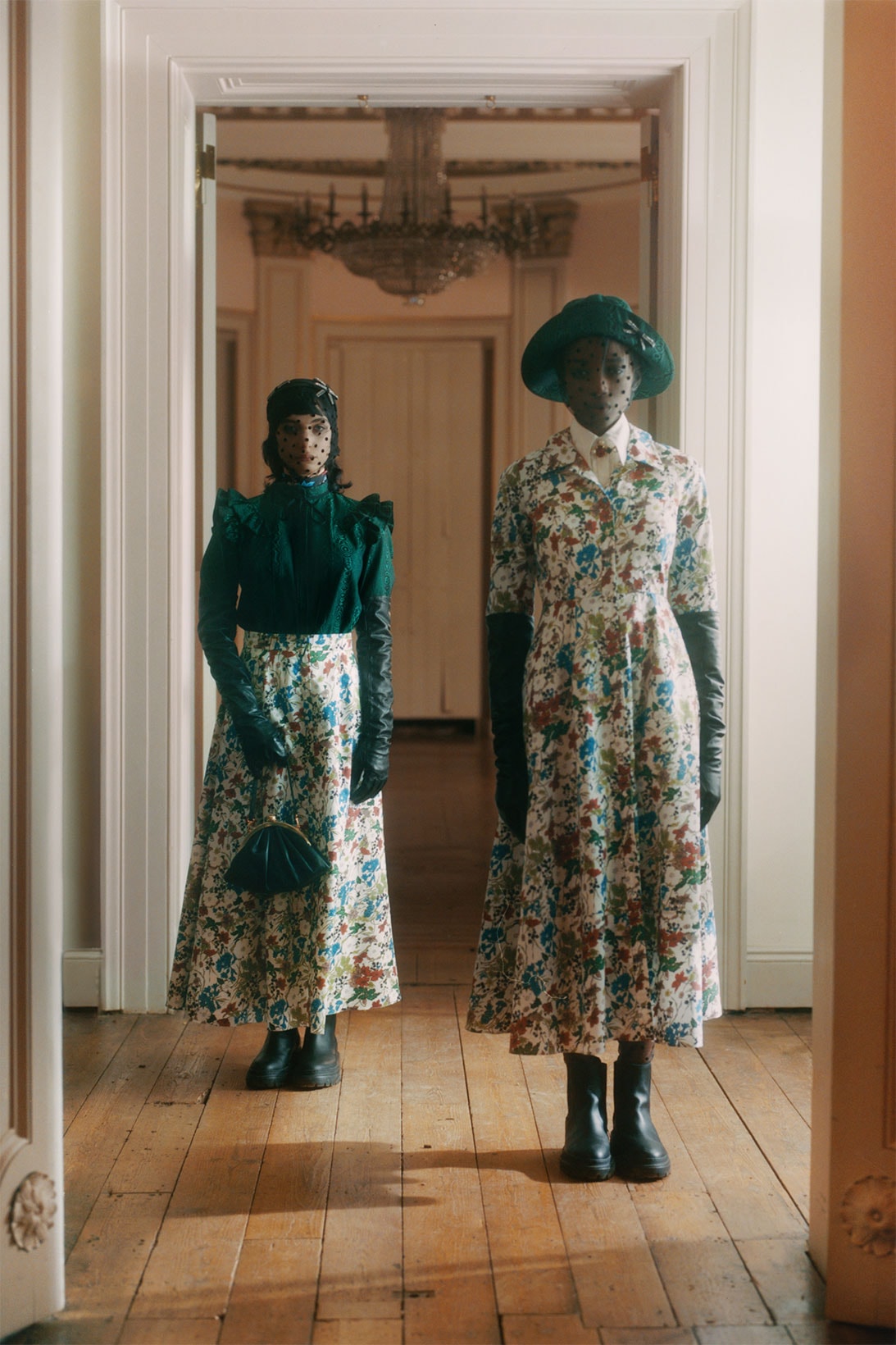 erdem moralioglu pre-fall 2021 collection lookbook nancy mitford floral skirt dresses