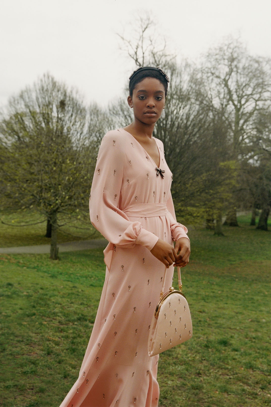 erdem moralioglu pre-fall 2021 collection lookbook nancy mitford pink dress