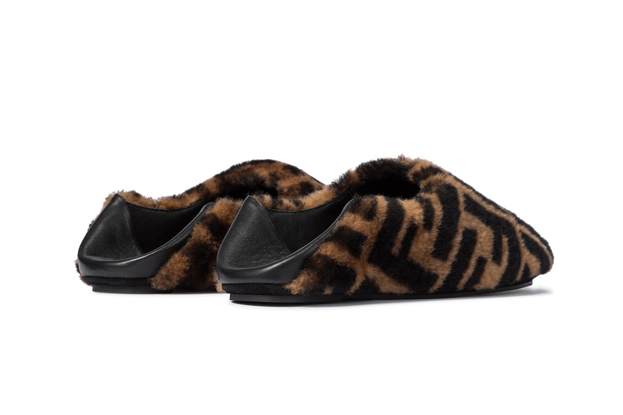 fendi black slippers