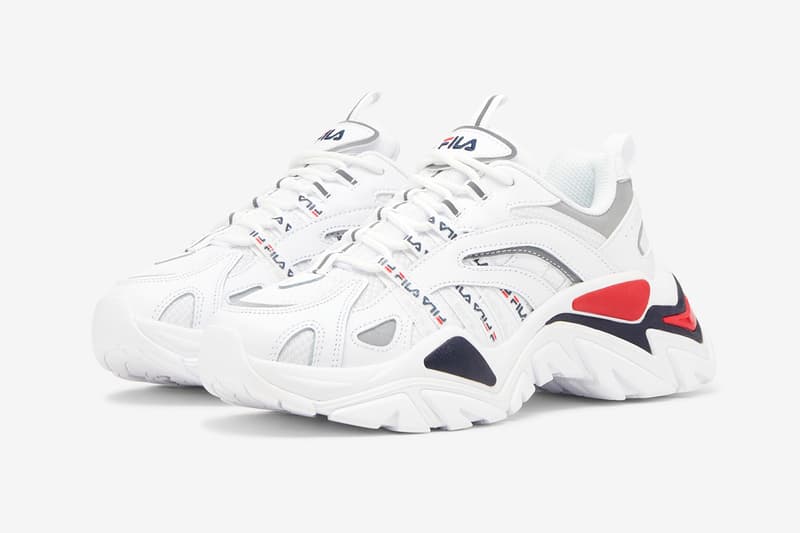 fila sneaker silhouette classic red white sport-style