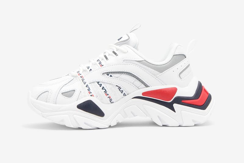 fila sneaker silhouette classic red white sport-style