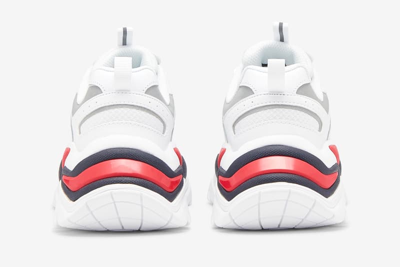 fila sneaker silhouette classic red white sport-style 