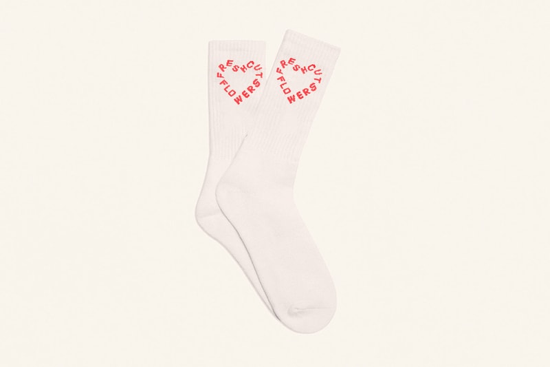 fresh cut flowers valentines day vtines hearts white red socks