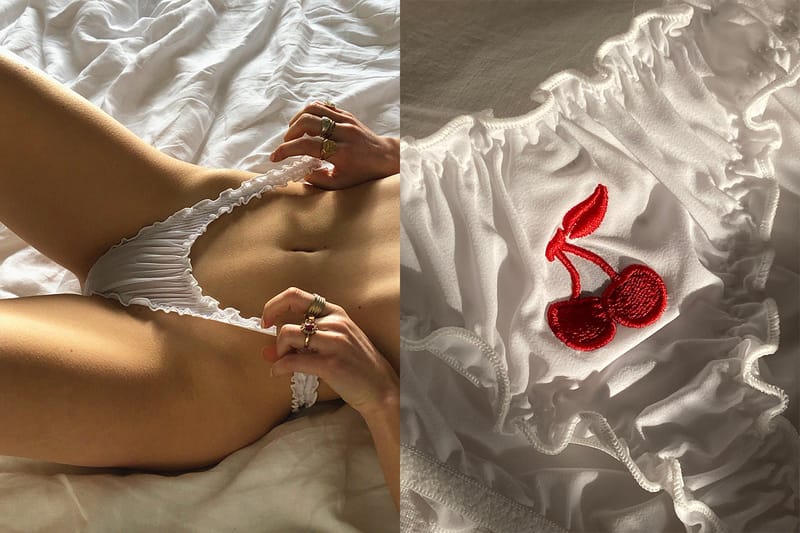 Fruity Booty's Cherry-Embroidered Thongs Are Laced With Ruffles
