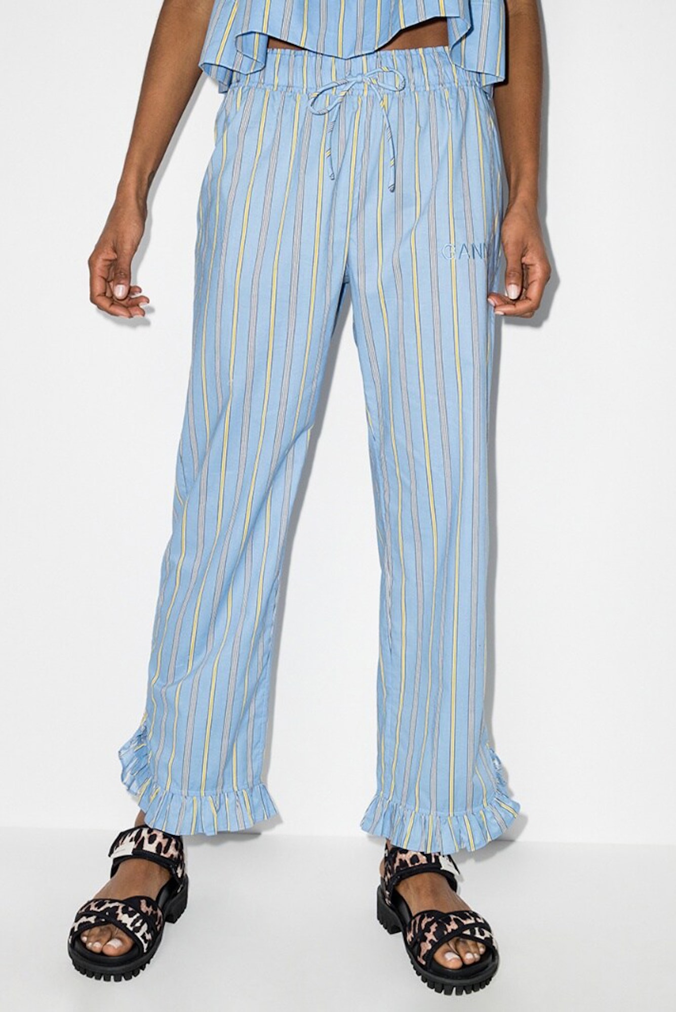 GANNI Sleepwear Capsule Collection Release Loungewear where to buy luxury pyjamas holiday season gifting