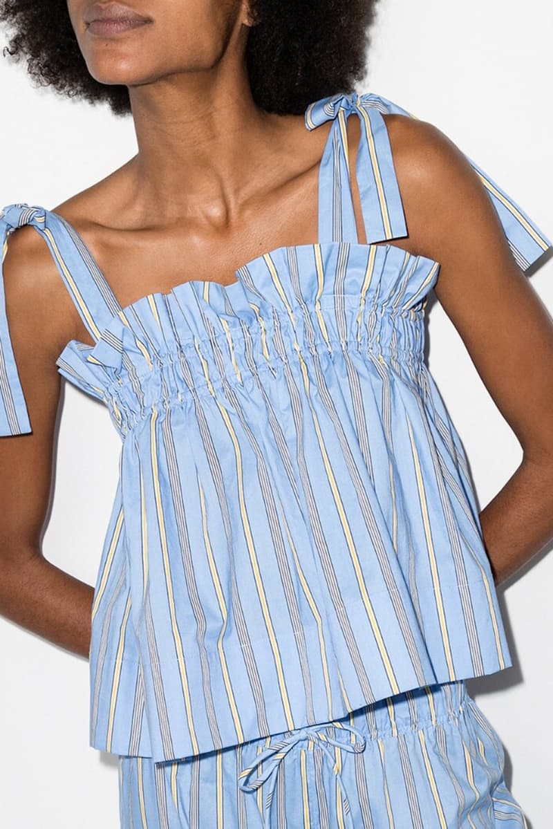 GANNI Sleepwear Capsule Collection Release Loungewear where to buy luxury pyjamas holiday season gifting