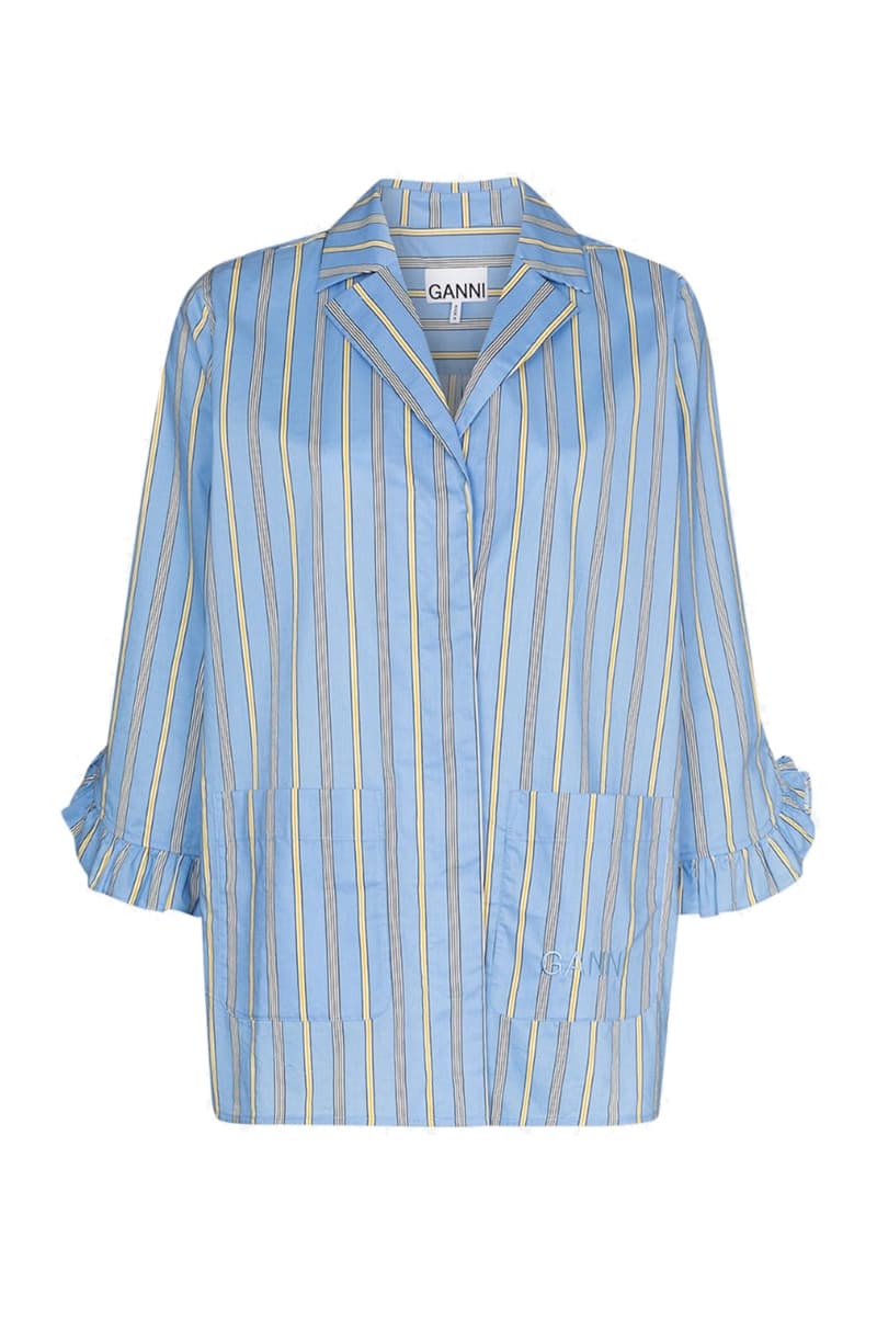 GANNI Sleepwear Capsule Collection Release Loungewear where to buy luxury pyjamas holiday season gifting