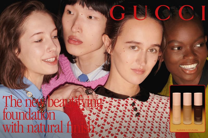 gucci beauty new primers serums foundations natural finish fluid 40 shades price release alessandro michele