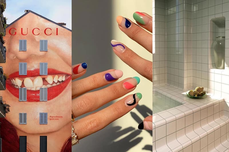 Gucci Beauty Lipstick Campaign Martin Parr Abstract Nail Art Aesthetic Bathroom Design