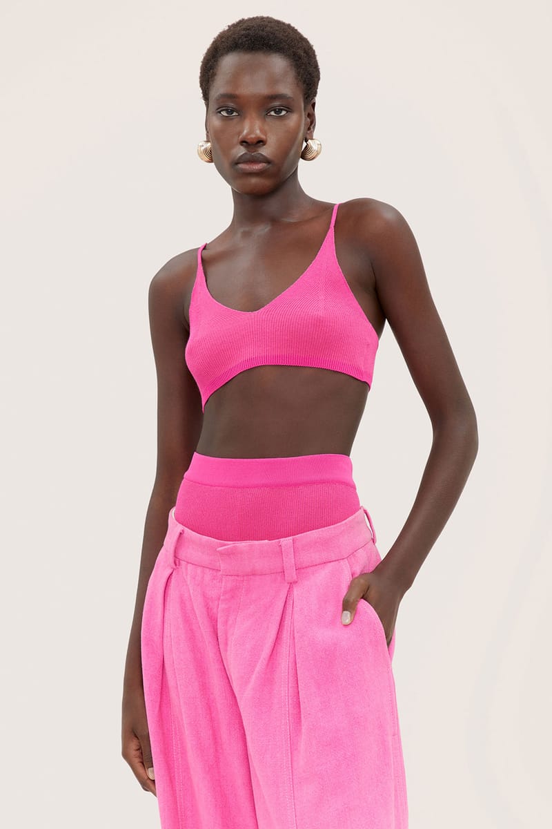 jacquemus pink sweatshirt