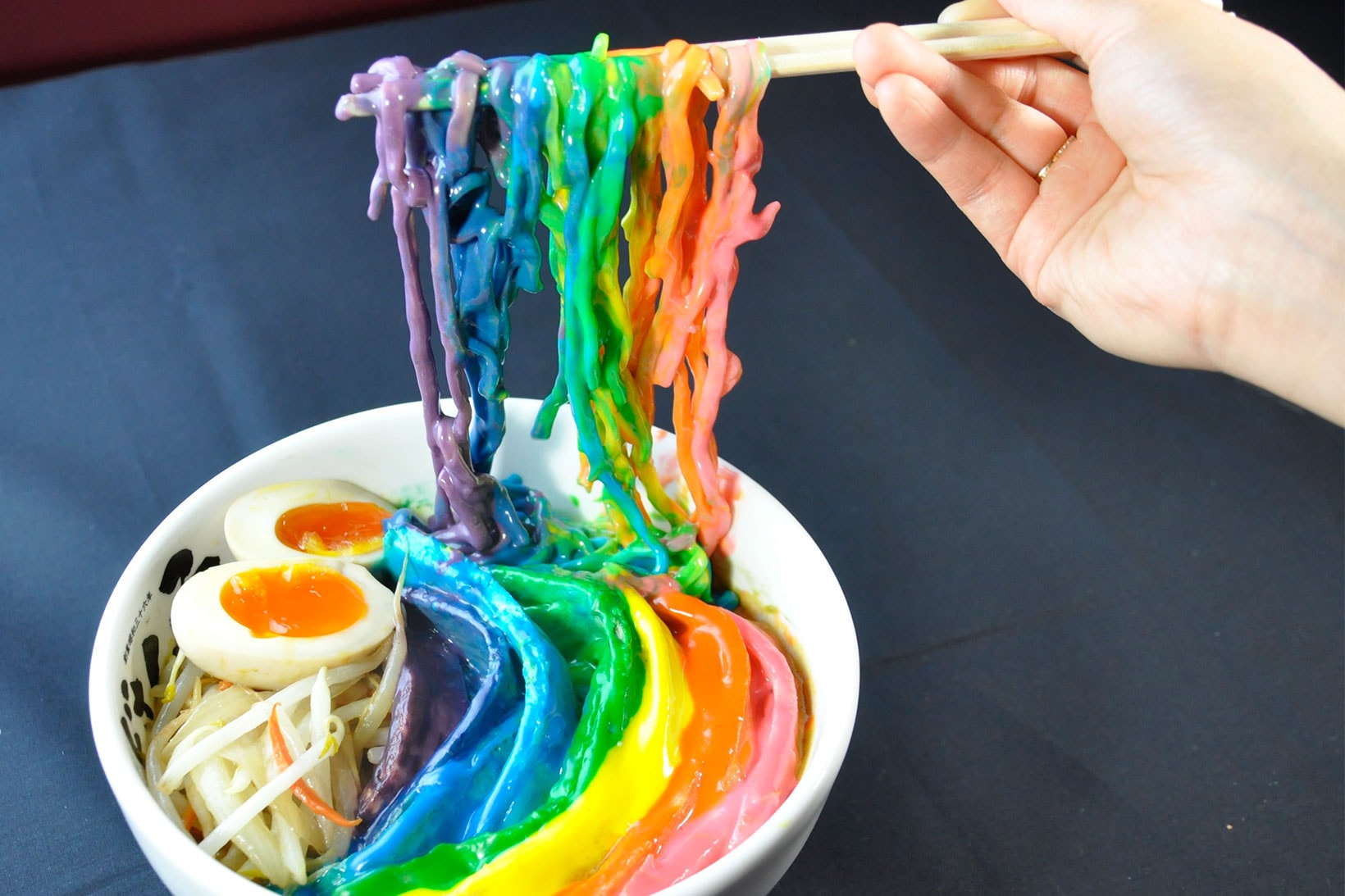 happy rainbow ramen noodles cheese miso soup chashu dosanko snaplace japanese food where to eat price