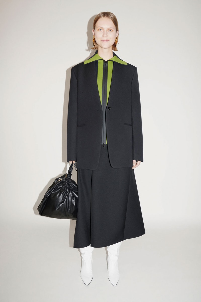 jil sander pre-fall 2021 collection suits minimal oversized blazers jackets dresses lucie luke meier