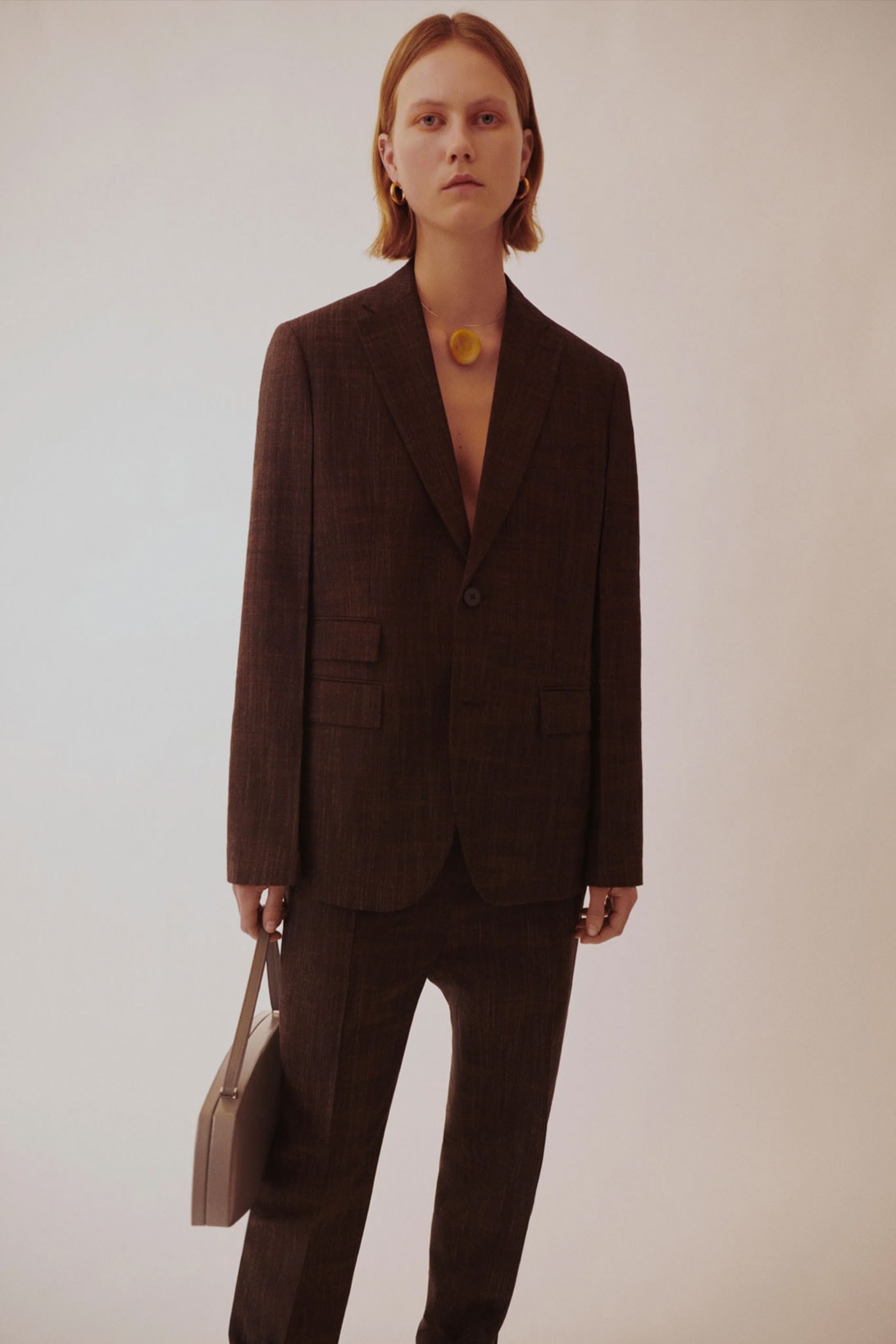 jil sander pre-fall 2021 collection suits minimal oversized blazers jackets dresses lucie luke meier
