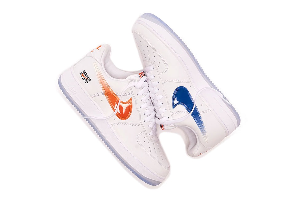 Nike Air Force 1 Low Kith NYC | Size 13, Sneaker in White/Blue/Orange