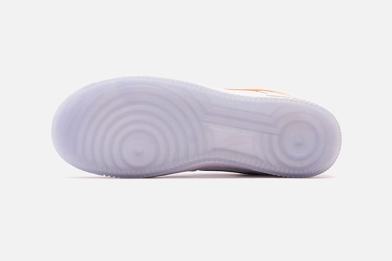kith nike collaboration air force 1 low nyc sneakers white orange blue colorway ronnie fieg footwear shoes sneakerhead