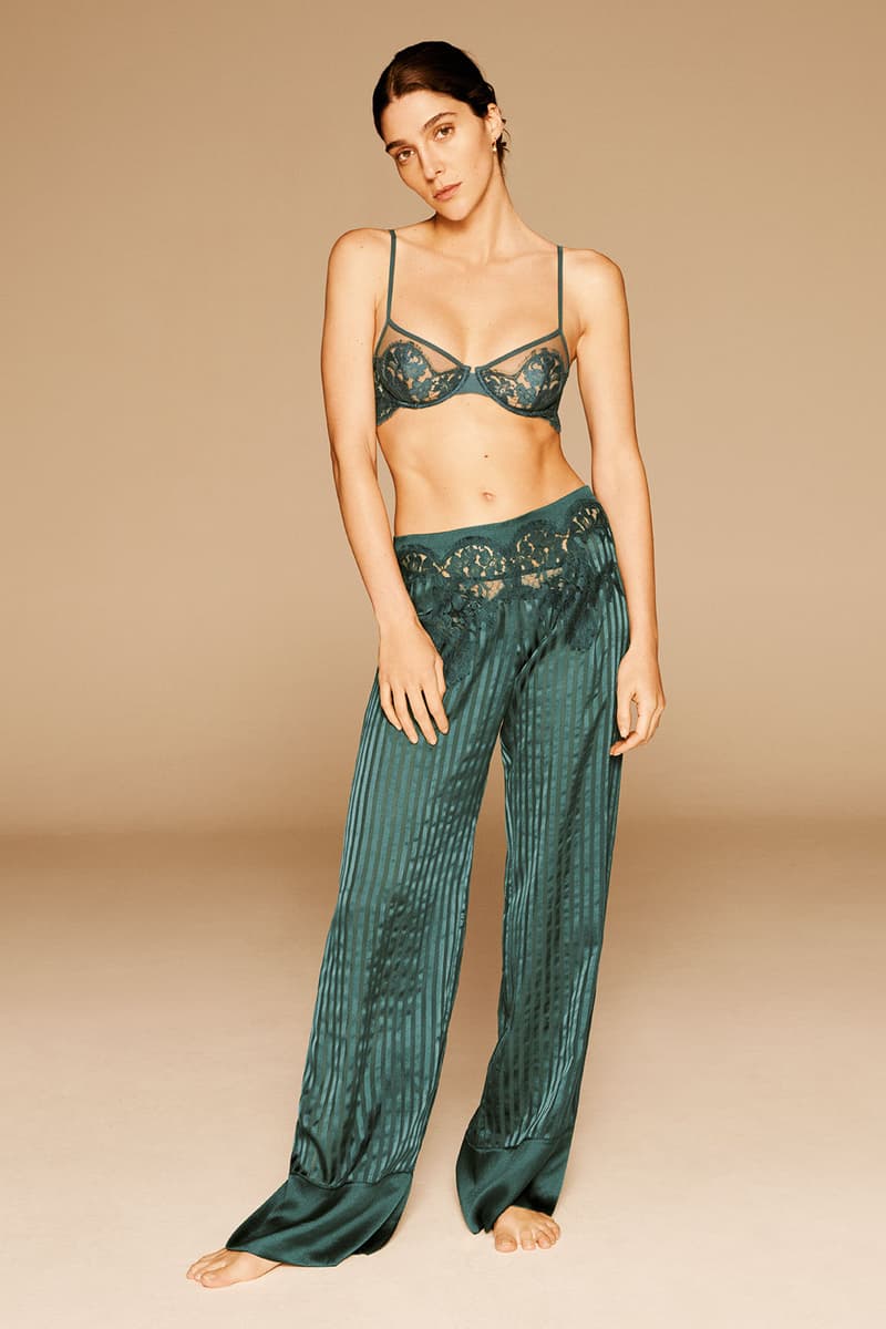 la perla holiday campaign lingerie underwear bras loungewear pajamas