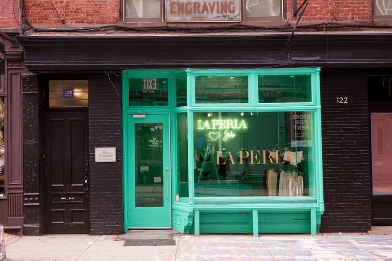 la perla retail lab store flagship soho new york lingerie