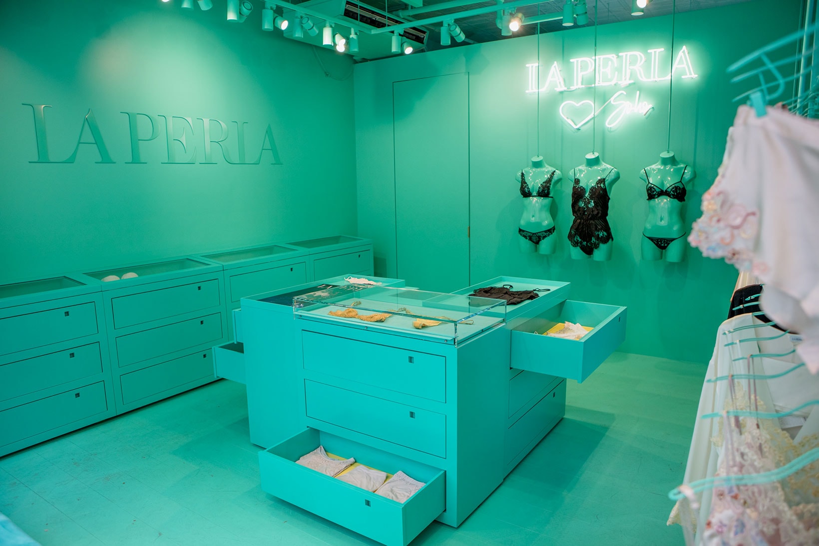 La Perla - Inside the newly refurbished La Perla boutique located