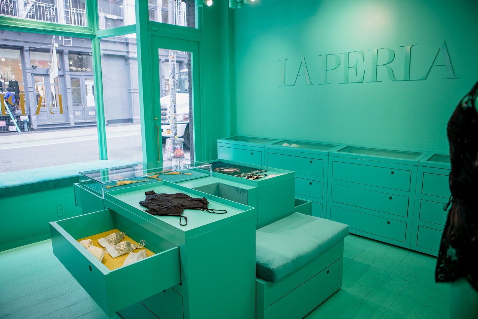 la perla retail lab store flagship soho new york lingerie