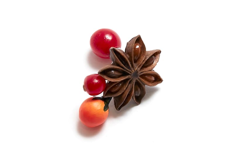 Maison Margiela Fruit Vegetable Jewelry Fresh Market Broccoli Earring Currant Brooch