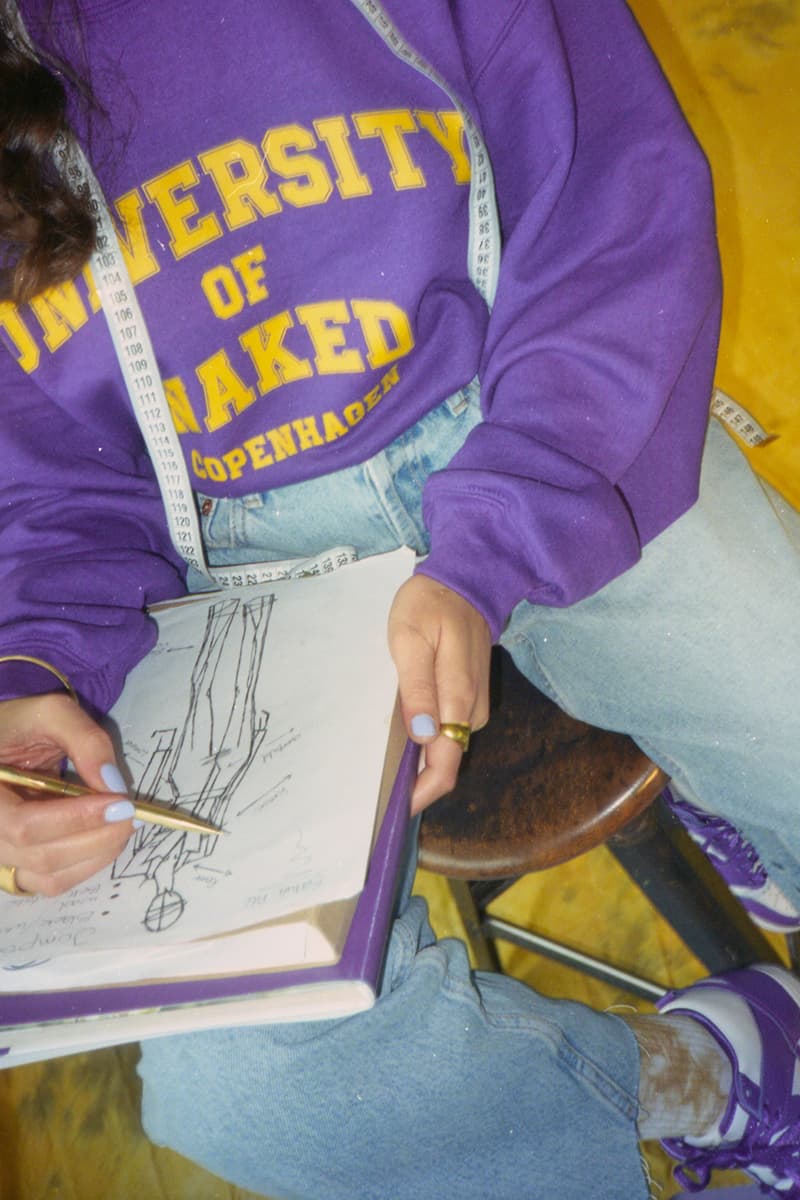naked copenhagen university editorial nike dunk high sp varsity purple malala fund education fund