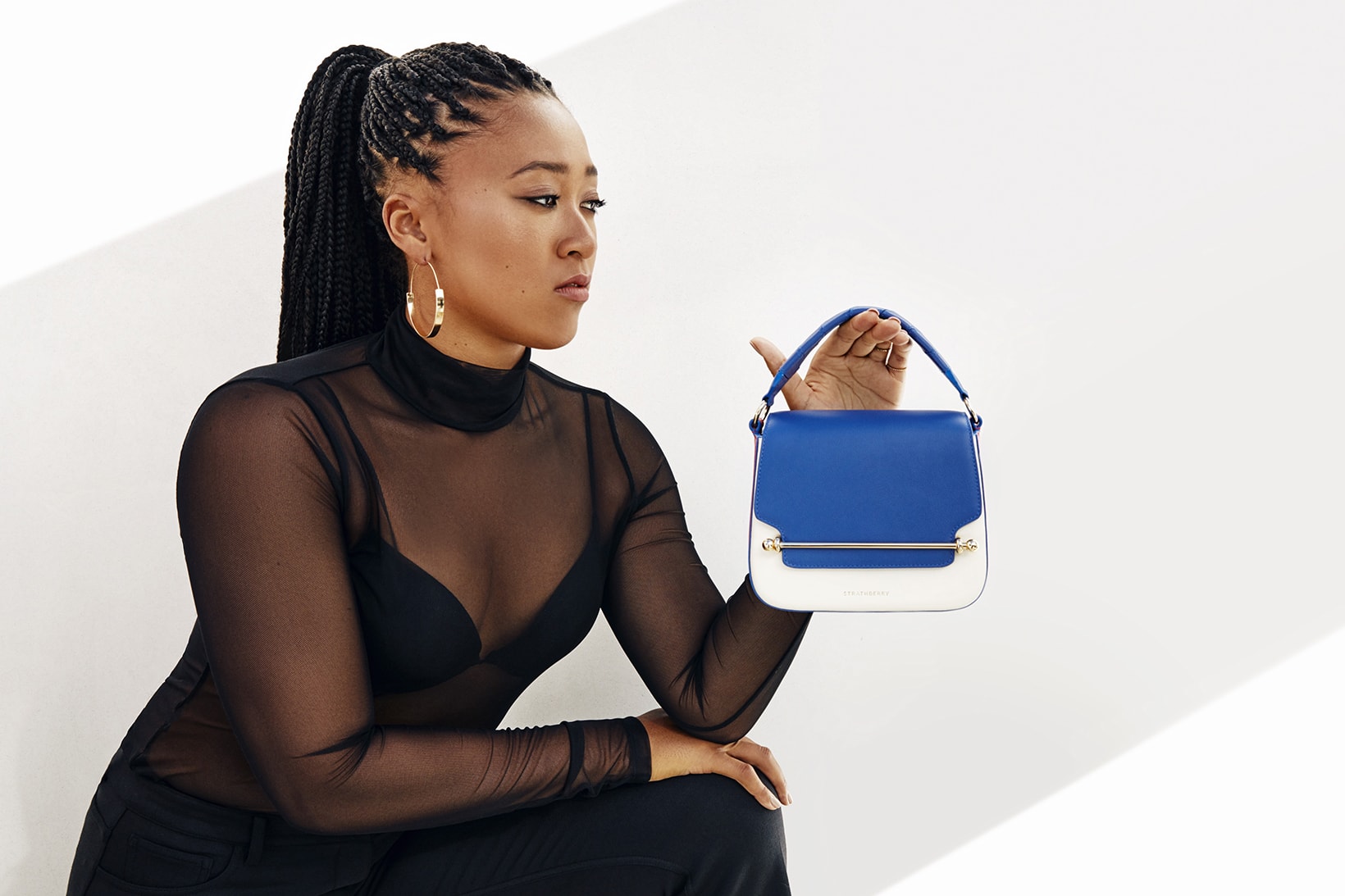 Naomi Osaka x Strathberry Bag Collaboration Collection Campaign Ace Allegro