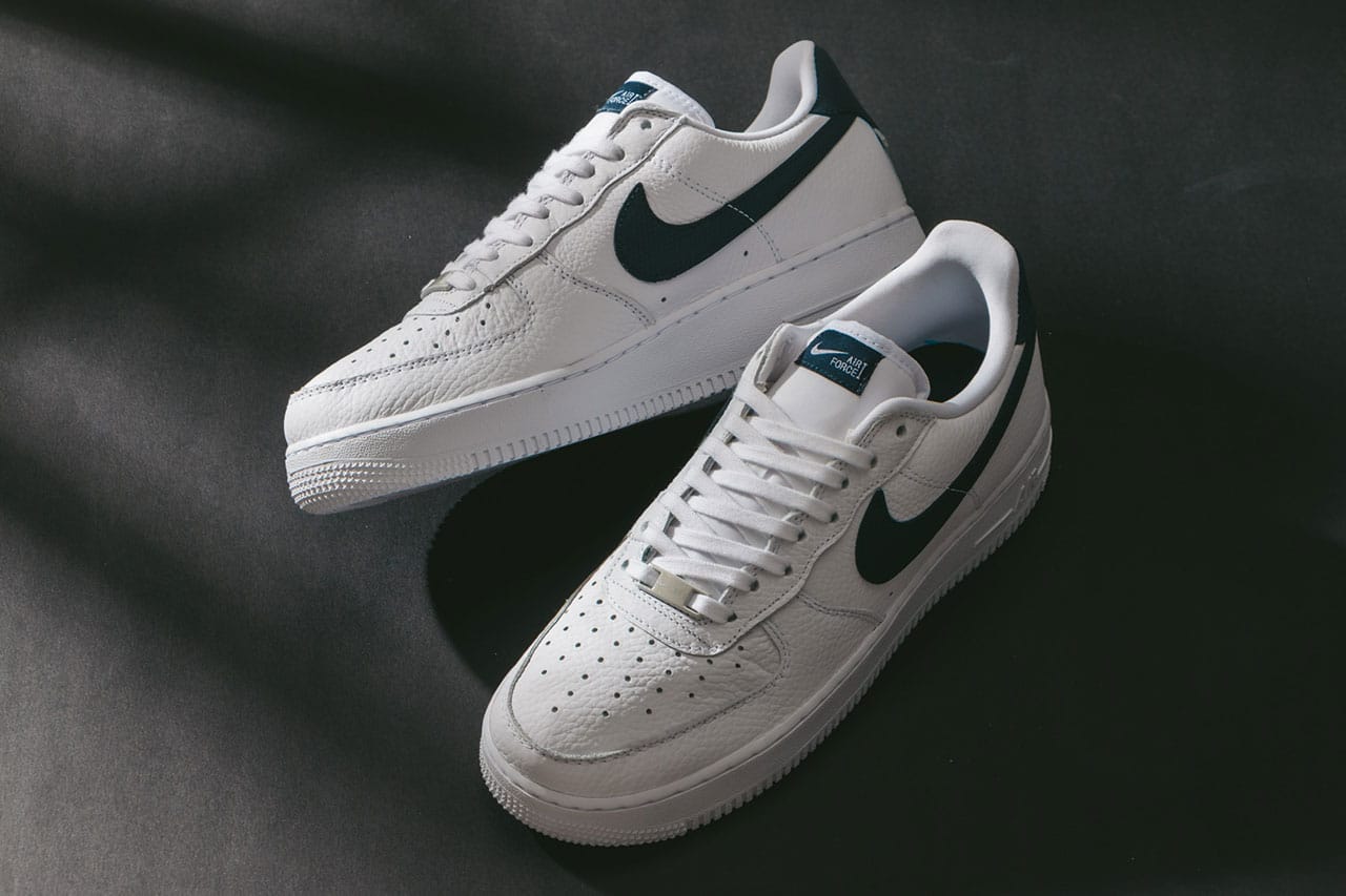 nike air force 1 white and navy