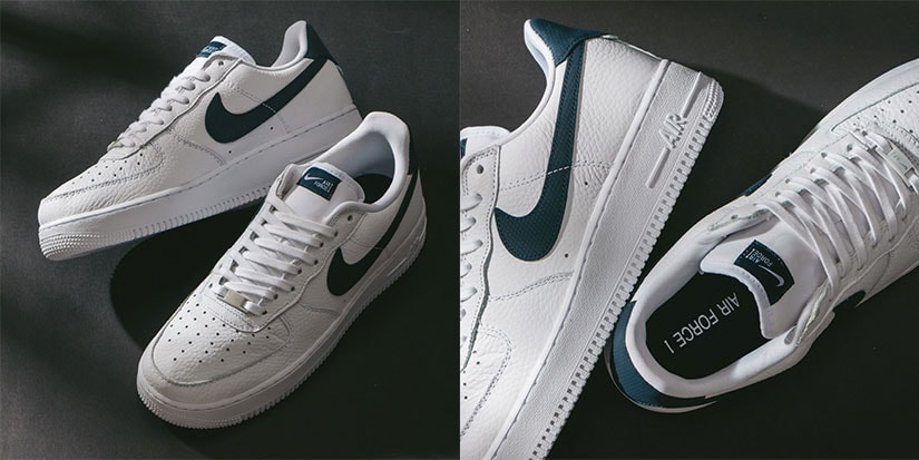 Nike Air Force 1 White/Navy Blue Release |
