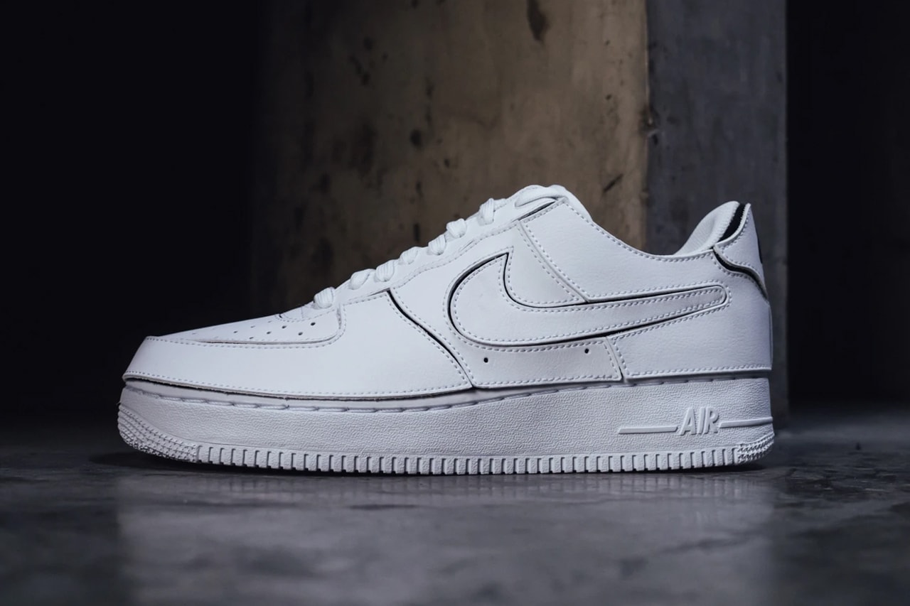 nike air force 1/1 customizable sneakers velcro overlays cosmic clay white black orange release info