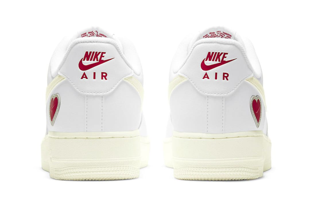 nike air force red heart