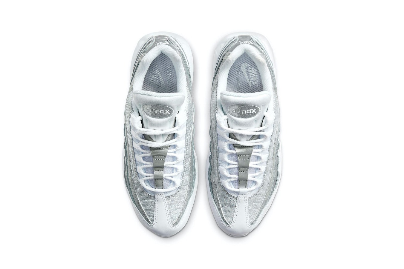 Nike Air Max 95 Silver White Metallic