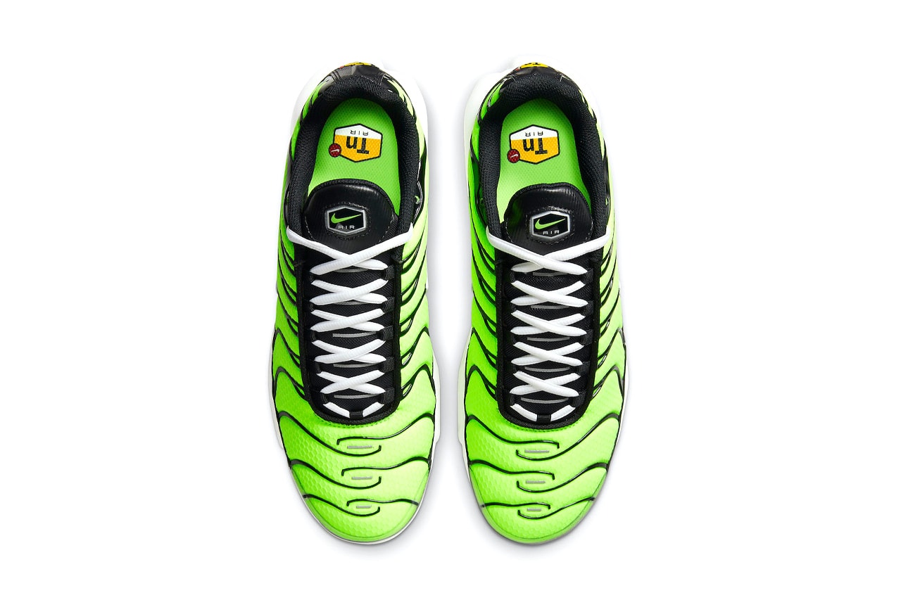 nike air max plus volt neon yellow sneakers black release date price info