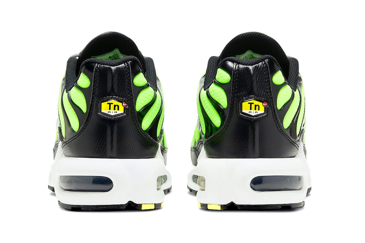 lime green and pink air max plus