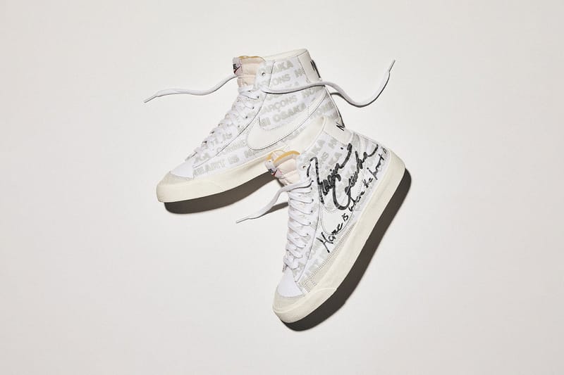 nike blazer a fleur