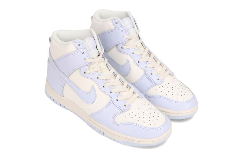 nike dunk high new colorway 2021 release football grey gray sail off white